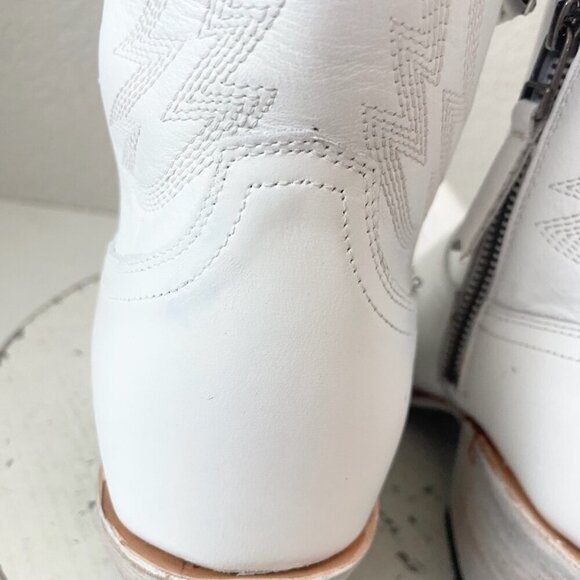 Lane MEGAN MORONEY Cowboy Boots Smokeshow Womens 10 White Western Cowgirl Tall - Picture 13 of 14